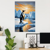 Poster | Pinguïn | Kunst (Thuiskantoor)