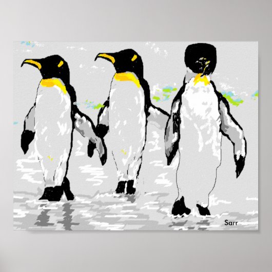Poster Pinguïns (Voorkant)