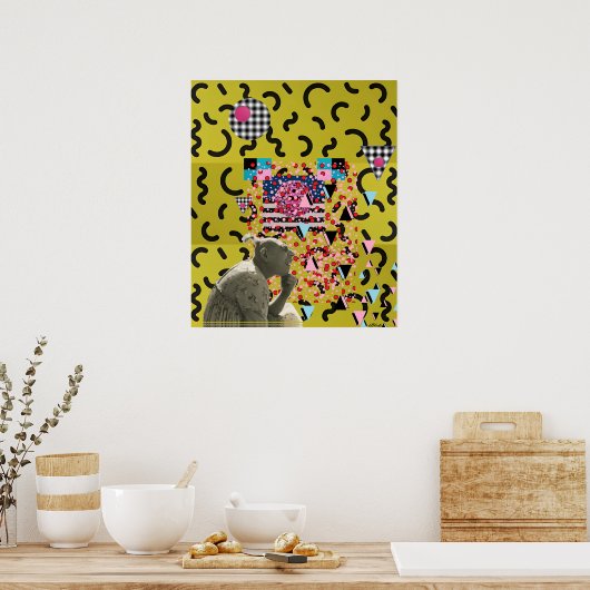 Poster Pinheaded Memphis Design Project 2025 (Cuisine)