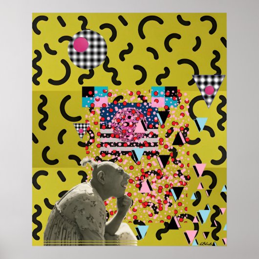 Poster Pinheaded Memphis Design Project 2025 (Devant)