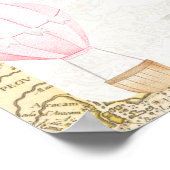 Poster Pink Air Balloon n'est-elle pas Onerderful Snacks  (Coin)