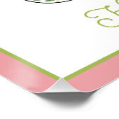 Poster Pink and Blue Wildflower Easter Rabbit (Coin)