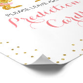 Poster Pink and Gold Dino laissez votre panneau Prédictio (Coin)