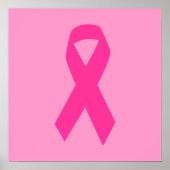 Poster Pink Aware Ribbon (Devant)