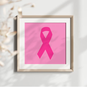 Poster Pink Aware Ribbon