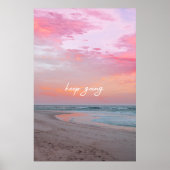 Poster Pink Blue One Photo Nature Continuer (Devant)