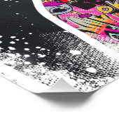 Poster Pink Bouffant Muse (Coin)