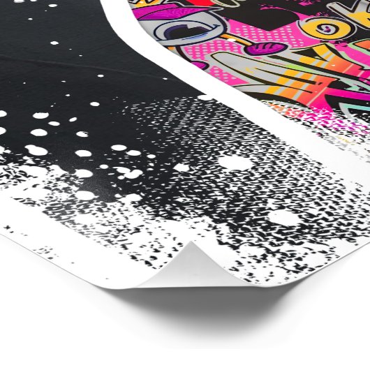 Poster Pink Bouffant Muse (Coin)