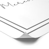 Poster Pink Bow Baby Shower Welcome Sign (Coin)