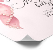 Poster Pink Bow Bow How Big is Mommy's Belly Game (Coin)