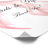 Poster Pink Bow Cards and Gifts Sign (Coin)