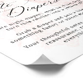 Poster Pink Bow Girl Modern Baby Shower Game (Coin)