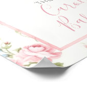 Poster Pink Bow Girl Preppy Douche Signal directionnel (Coin)