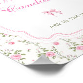 Poster Pink Bow Love Shack Babes Devine Combien de bonbon (Coin)