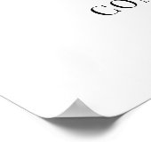 Poster Pink bow pearls Confirmation welcome (Coin)