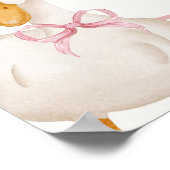 Poster Pink Bow Silly Goose Coquette (Coin)