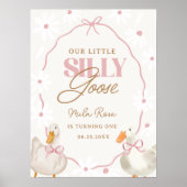 Poster Pink Bow Silly Goose Coquette (Devant)