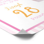 Poster Pink Christmas Nutcracker Birthday Milestone Photo (Coin)