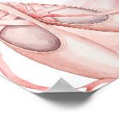 Poster Pink Coquette Two-tu Cute Ballerina Birthday (Coin)