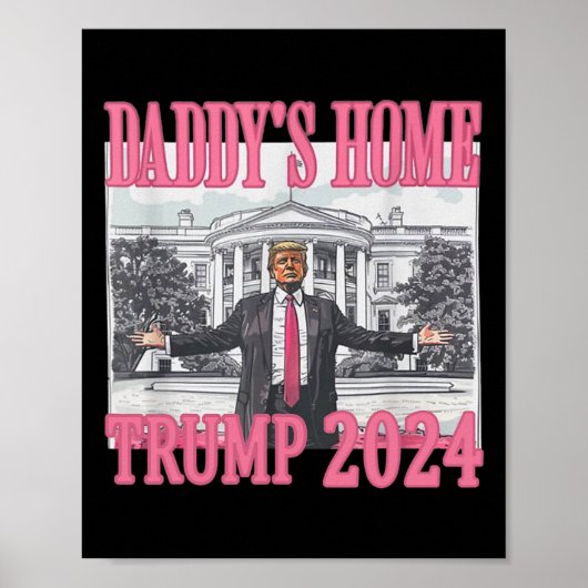 Poster Pink Daddys Accueil Trump 2024 (Devant)