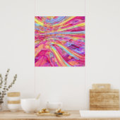 Poster Pink Escape Print (Cuisine)