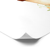 Poster Pink Floral Hot Air Balloon Elephant Adventure (Coin)