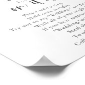 Poster Pink Floral Mettez une bague sur la Fête des marié (Coin)