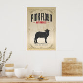 Poster Pink Floyd, Mouton, Création d'impression original (Cuisine)
