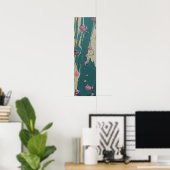 POSTER PINK FUNGI (Bureau à domicile)