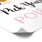 Poster Pink Ghost Halloween Choisissez votre poison Boiss (Coin)