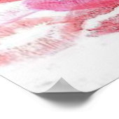 Poster Pink Girly Kisses (Coin)