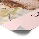 Poster Pink Graduation Party Photo (Coin)