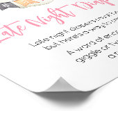 Poster Pink Halloween Ghost Little Boo Diapositives noctu (Coin)