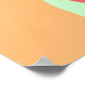 Poster Pink Kokeshi Japonais poupées chambre filles (Coin)