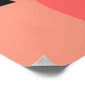 Poster Pink Kokeshi poupées japonaises (Coin)