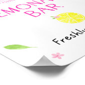 Poster Pink Lemonade Lemon Birthday (Coin)