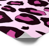 Poster Pink leopard (Coin)