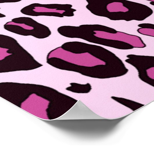 Poster Pink leopard (Coin)