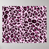Poster Pink leopard (Devant)