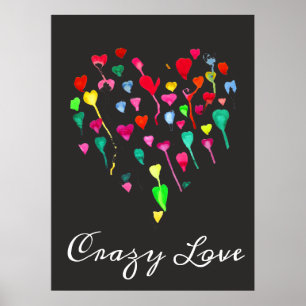 Poster Pink lipstick baiser pop art rose et noir