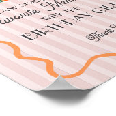 Poster Pink Little Cutie Citrus Favorite Mémoire Annivers (Coin)