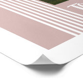 Poster Pink Lombard Lines Arch Custom Photo Art Print (Coin)