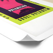 Poster Pink Matchbox Label Collage, Vintage Ephemera (Coin)