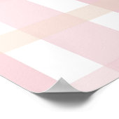 Poster Pink Mix Plaid (Coin)
