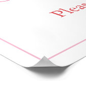 Poster Pink Nutcracker Sucres de canne Anniversaire Bienv (Coin)