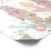 Poster Pink Nutcracker Winter Onederland Hot Cocoa Bar (Coin)
