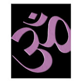 Poster Pink Om (Devant)