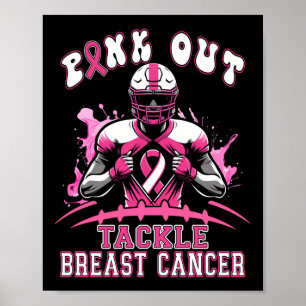 Poster Pink Out Tacker Sensibilisation au cancer du sein 