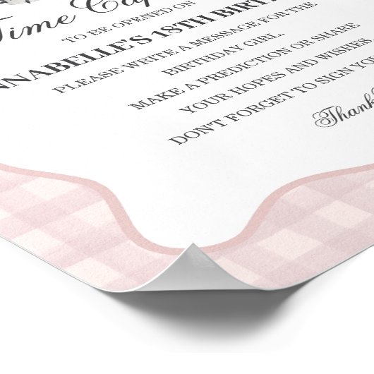 Poster Pink Pastel Little Boo Ghost Time Capsule Game (Coin)