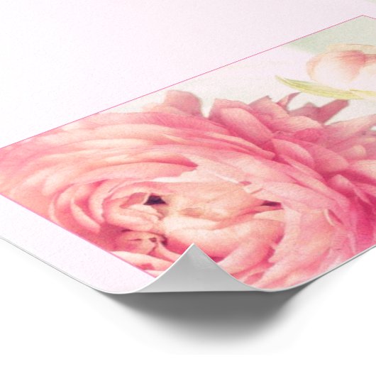 Poster Pink Peonies (Coin)